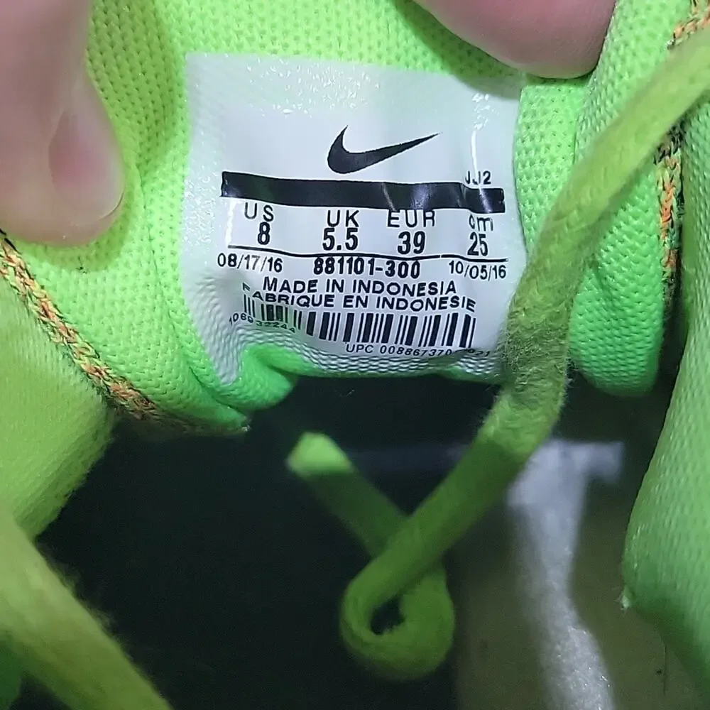 Nike Air Max 1 SE 'Ghost Green/ Hot Punch' Women's 8 - Picture 13 of 13